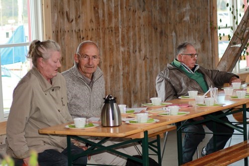 Dagens første gæster